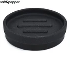 Salt & Pepper 11x3cm Clayton Soap Dish - Black
