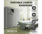 Large Portable Wardrobe Bedroom Freestanding Fabric Clothes Closet with Shelves