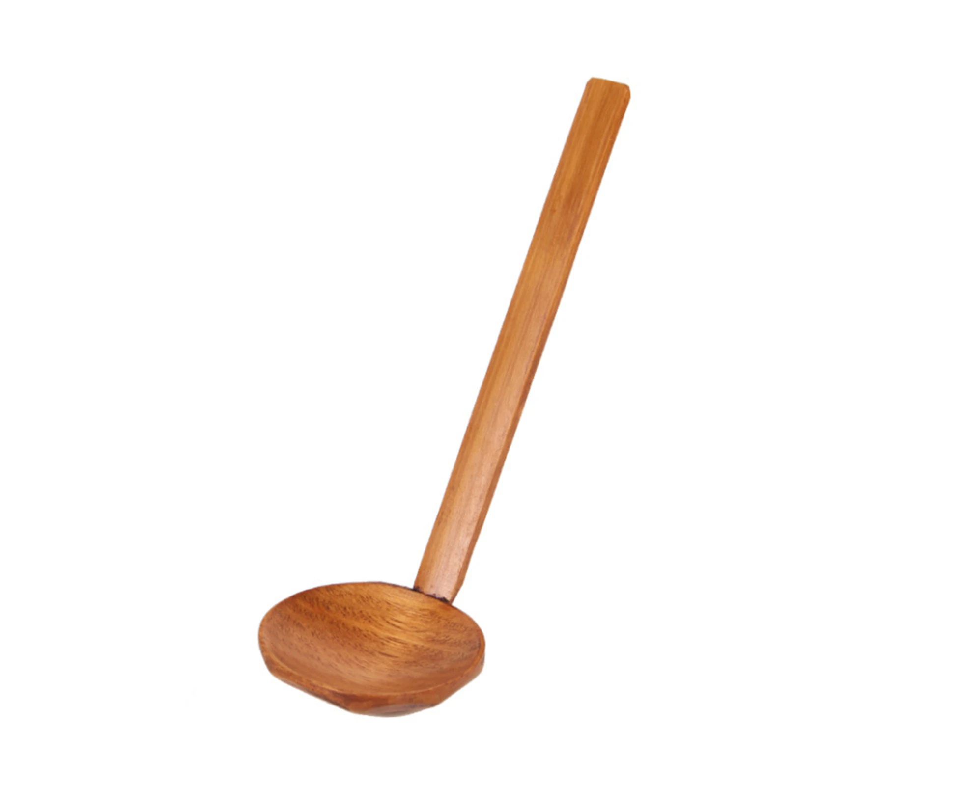 Hot Pot Spoon Non-slip Engraved Wooden Ajisen Ramen Hot Pot Spoon Strainer Tableware - A