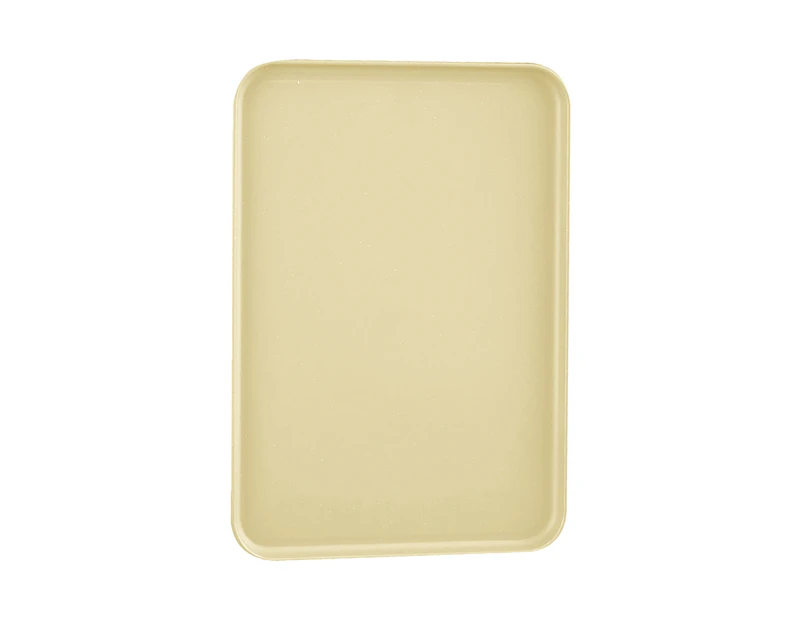 Multi-use Large Capacity Serving Tray Plastic Practical Food-grade Storage Tray for Home - Yellow
