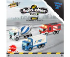 Construct It Build-ables Plus Fire Engine Emergency Toy