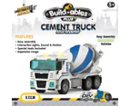 106pc Construct IT Buildables Cement Truck DIY Toy Set w/ Case Build Kit Kids 5+