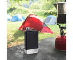 9 Oz Leak-proof Hip Flask with Screw Down Cap 304 Stainless Steel Tour Whiskey Wine Hip Flask for Travel - Black