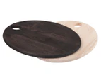 Maxwell & Williams 47x37cm Graze Oval Serving Board - Black