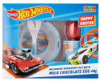2 x Hot Wheels Melamine Breakfast Set w/ Milk Chocolate Egg 40g