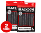 2 x Blackdog Beef Liver Sticks 6pk