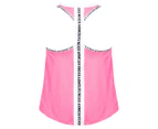 Under Armour Girls' Knockout Tank - Prime Pink/White