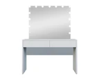 Cassidy Hollywood Dressing Table with Drawers & Lights - White