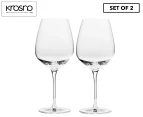 Set of 2 Krosno 700mL Duet Wine Glasses