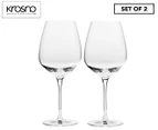 Set of 2 Krosno 700mL Duet Wine Glasses