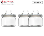 Set of 3 Maxwell & Williams 750mL Refresh Canisters
