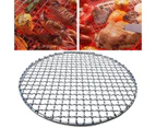 Barbecue Mesh Rustproof Roast Stainless Steel Stackable Design Round Grill Net for Outdoor Smoking