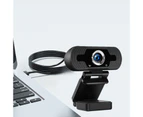 HD 1080P High Compatibility Drive-free Computer Web Camera with Dual Microphone