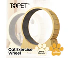 TOPET Cat Exercise Wheel Toy Running Exerciser Treadmill Scratcher Board 100cm