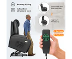 Ufurniture Recliner Chair Electric Lift Chairs Heated Vibration Massage Chair 45-140 Degree tilt, Black