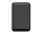 Bluebird Wireless Charger Mini Fast Charging Portable 15W Magnetic Power Bank for Laptop-Black