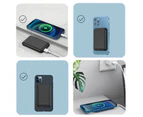 Bluebird Wireless Charger Mini Fast Charging Portable 15W Magnetic Power Bank for Laptop-Black