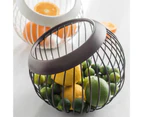 Coffee Capsule Holder Stable Non-Fading Spherical Shape Coffee Capsule Storage Basket Household-Brown A
