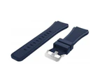 22Mm Soft Silicone Strap Band For Samsung Gear S3 Watch Deep Blue