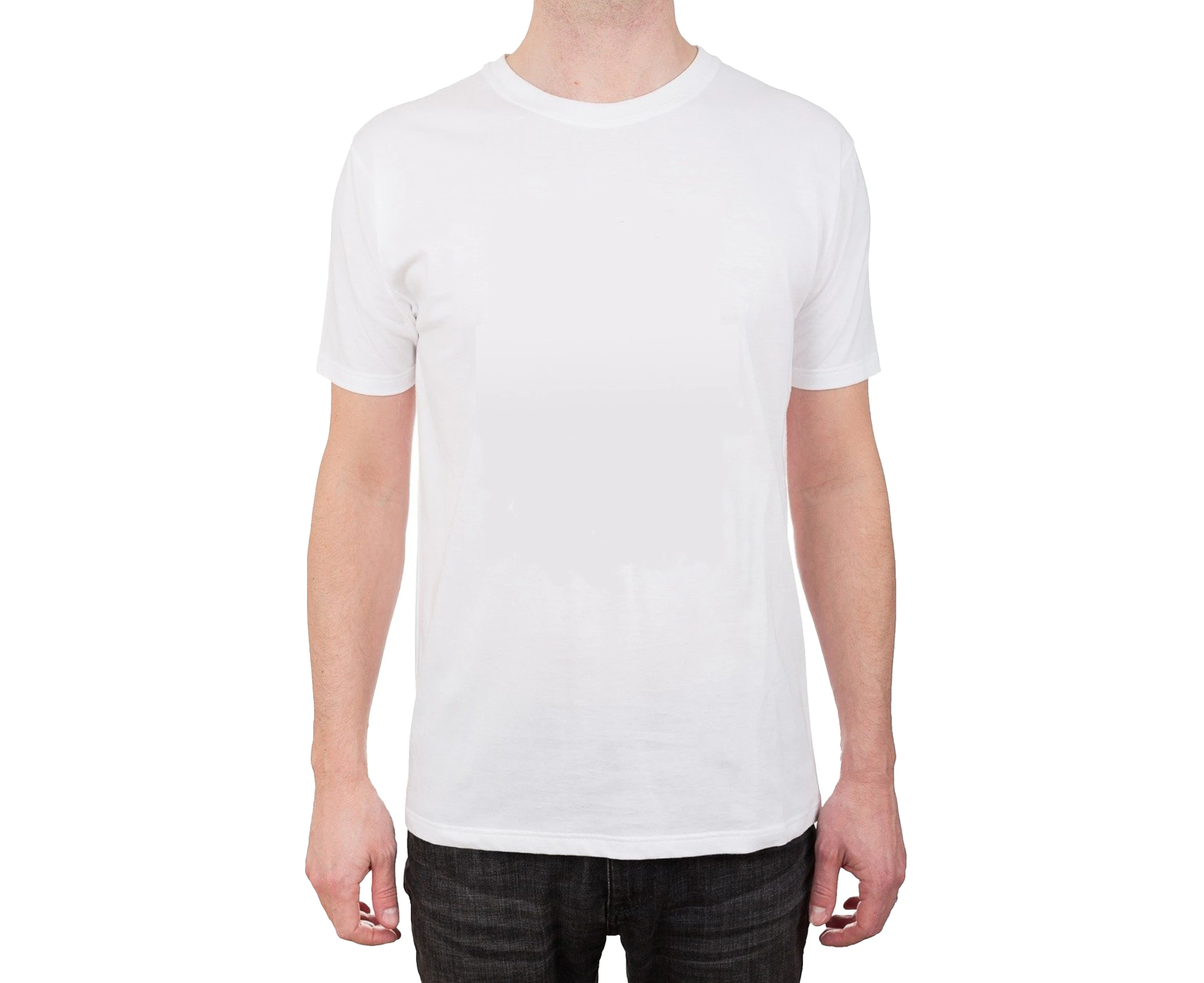 Men Plain T Shirt Polyester For Sublimation