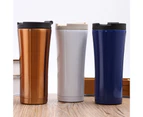 Stainless Steel Vacuum Insulated with Lid Double Layer Travel Mug Water Cup - Golden