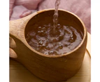 Wooden Beer Tea Coffee Juice Milk Water Cup Bar Kitchen Teaware Handle Mug Gift - 1