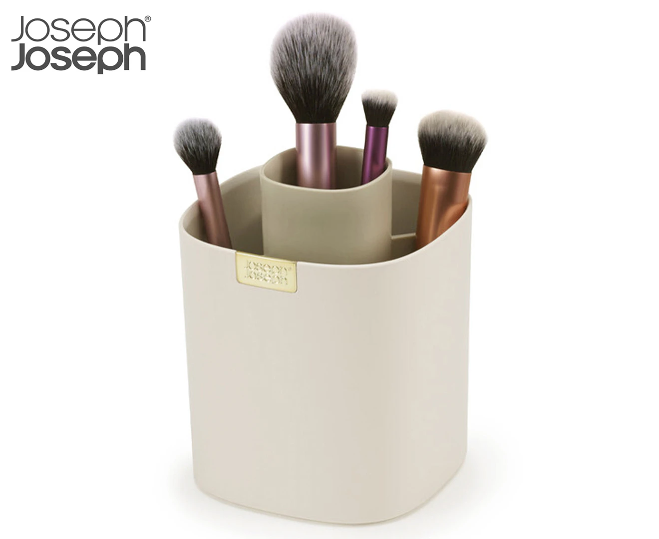 Joseph Joseph Viva Makeup Brush Pot - Shell