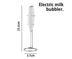 Electric Matcha Whisk  Milk Frother - Barista Style Preparation for Matcha Green Tea & Lattes-White