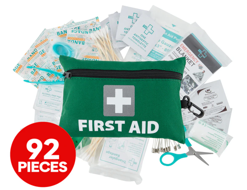 Travel Size First Aid Kit 92-Piece Set