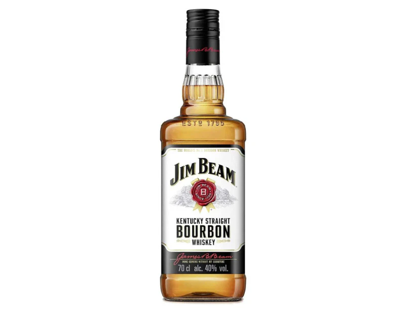 Jim Beam White Label 40% Kentucky Bourbon Whiskey 700ml