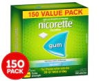 Nicorette Nicotine Gum Icy Mint Regular Strength 4mg 150pk