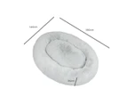 TheNapBed Pet Beds Dog Cat Warm Kennel Round Calming Nest Cave Grey 180cm