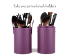 Makeup Brush Bucket, Makeup Brush Holder Travel Brush Case Bag Cup Storage Dustproof For Women And Girls