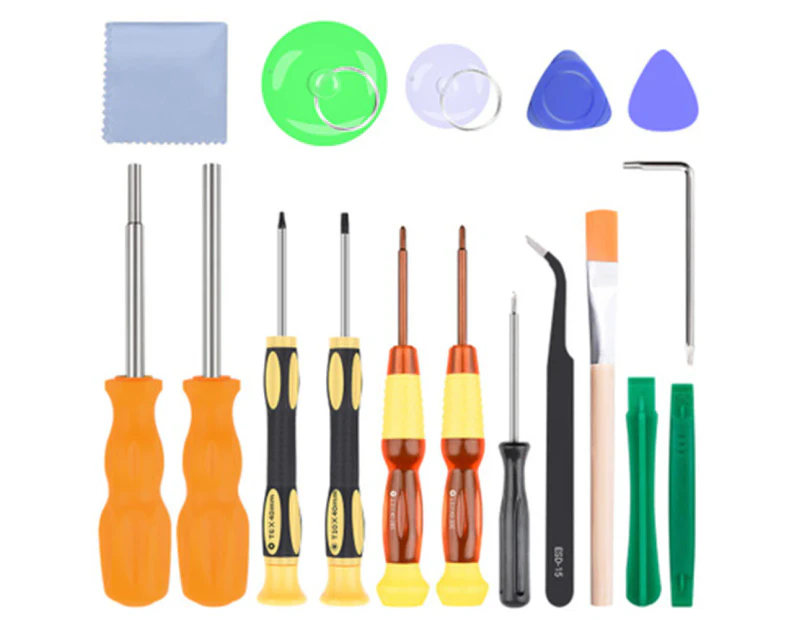 Game console repair screwdriver tool kit for 17 in 1 professional screwdriver gaming repair tool kit-New 17-piece set
