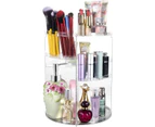 360° Rotating Makeup Organizer, Spinning Bathroom Organizer Countertop, Cosmetic Organizer Makeup Holder Shelf, Transparent