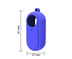 Camera Silicone Case - Blue.360 degree anti-shake camera GO2 silicone case is drop and wear resistant