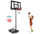 Costway 1.35-3.05M Portable Basketball Hoop System Stand Backboard Net Ring Rim Adults Youth Indoor Outdoor