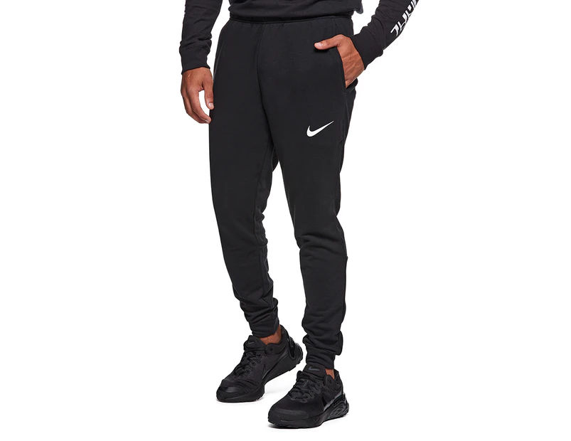 Nike Sportswear Men's Dri-FIT Tapered Training Pants / Tracksuit Pants -  Black/White | Catch.com.au