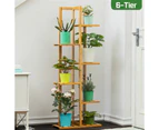 Vertically Bamboo Plant Stand Staged Flower Shelf Rack