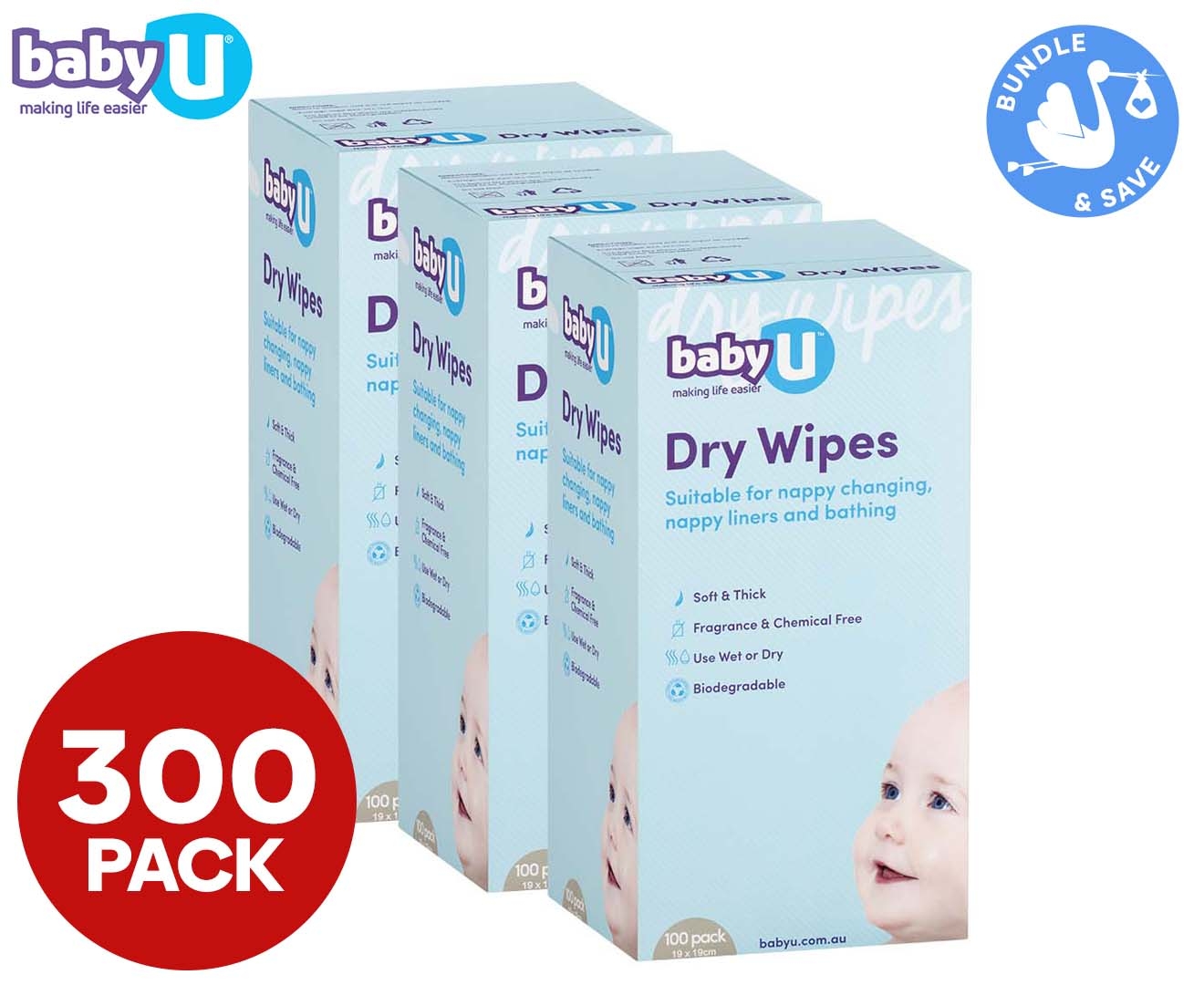 Baby u dry hot sale wipes 100 pack