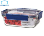 Lock & Lock 1L Top Class Rectangular Glass Storage Container