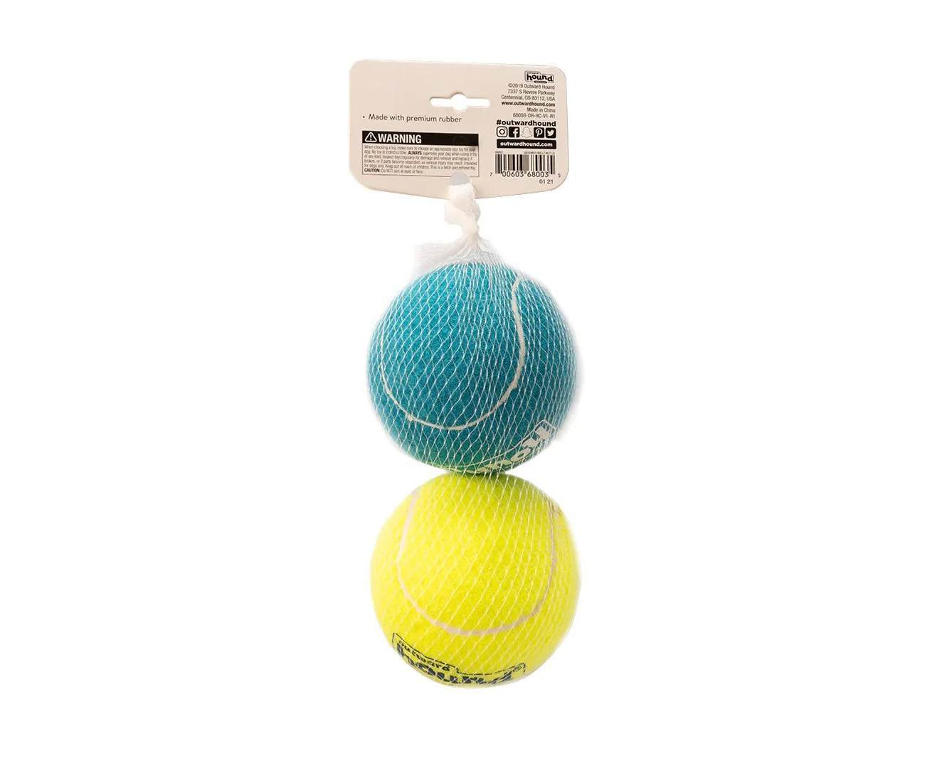 Fetch Squeaker Ballz Dog Toy, Pack of 2 - Large