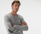 Nike Sportswear Men's Wild Card Long Sleeve Tee / T-Shirt / Tshirt - Dark Grey Heather