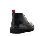 Base London Mens Lomax Leather Chukka Boots (Black) - FS9443