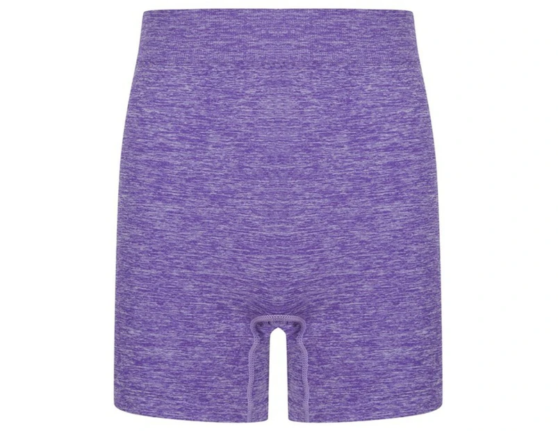 Tombo Girls Seamless Cycling Shorts (Purple Marl) - RW8388