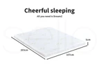 Dreamz 5cm Thickness Cool Gel Memory Foam Mattress Topper Bamboo King Single