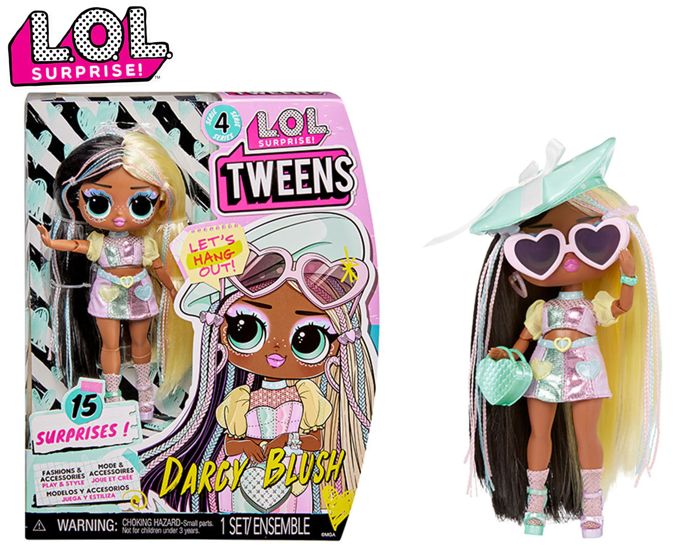 L.O.L Surprise! Series 4 Tweens Darcy Blush Doll - Multi