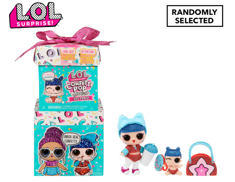 L.O.L Surprise! Confetti Pop Sisters Birthday Doll - Randomly Selected