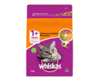 Whiskas Adult 1+ Vitabites Dry Cat Food Chicken & Rabbit Flavour 3kg