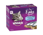 Whiskas Adult 1+ Wet Cat Food So Fishy Recipes Ocean Platter in Jelly 400g x24